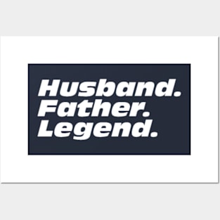 Husband Father Legend -Vintage Posters and Art